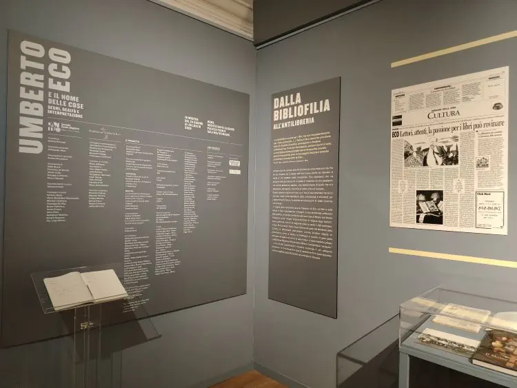 mostra Umberto Eco e il nome delle cose a Roma
